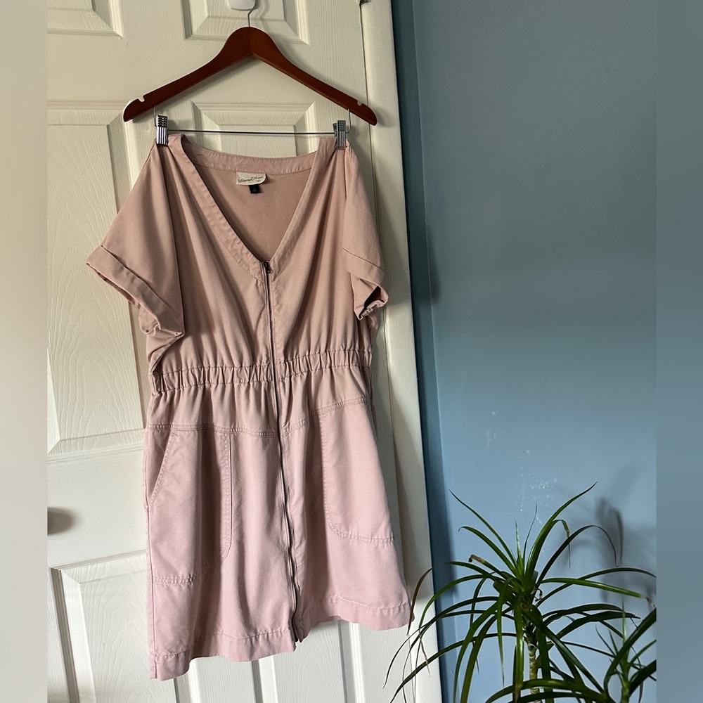 Pale Pink Zipper Dress - Universal Thread - LG